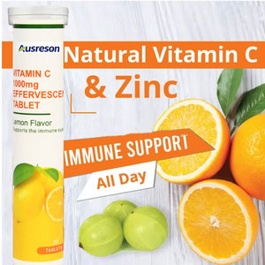 Ausreson OEM Compresse Effervescenti di Vitamina <span class=keywords><strong>C</strong></span> per il Supporto del Sistema Immunitario e la Cura della Pelle - Product Image 2