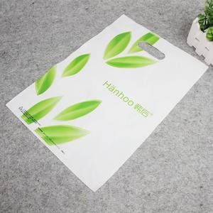 Bolsas de cuatro dedos personalizadas PE <span class=keywords><strong>boca</strong></span> plana tienda de ropa bolsos de mujer para hombre bolsos de plástico para embalaje de ropa de regalo - Product Image 2