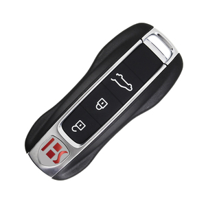 White Key Fob Cover For Porsche Keyless Remote – 2 Or 3 Button, Made In Germany