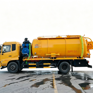 Camion de vidange des égouts de 4 mètres cubes, véhicule de nettoyage des eaux usées, camion de lavage des égouts haute pression à vendre - Product Image 1