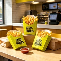Offre Spéciale imprimé Hamburger papier emballage à emporter frites poulet frit coréen oeuf goutte boîte à sandwich échantillon gratuit