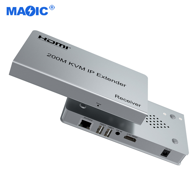 Consumer Electronics 200m Video Transmitter Receiver Extender Over CAT5e/6 Lan Network Hdmi Usb Kvm Extender Hdmi Extender