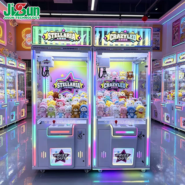 Large Claw Machine Illuminated Cabinet Redemption Game Toys Arcade Game Machine Trusted Supplier