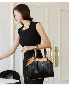 Bolsos cruzados de diseño de moda, bolsos de hombro de cuero PU de alta calidad, bolsos de mano casuales de lujo para mujer - Product Image 2