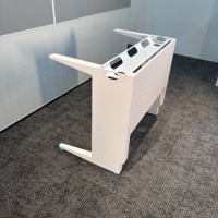 Bureau d'étude polyvalent pour étudiants, idéal pour la salle de classe, le bureau, la bibliothèque, la maison, l'écriture, avec plateau robuste en MFC