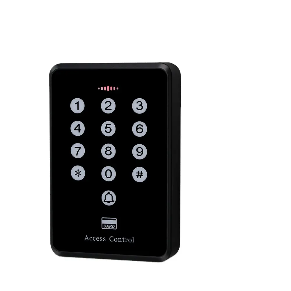 प्लास्टिक आरएफआईडी रीडर 125kHz निकटता दरवाजा अभिगम नियंत्रण कीपैड MG1 समर्थन 1000 उपयोगकर्ताओं बिजली डिजिटल पासवर्ड दरवाज़ा बंद