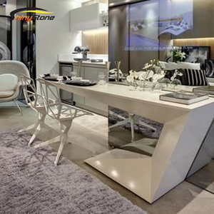 Mờ Chuỗi Cửa Hàng Composite Bề Mặt Rắn Saarinen <span class=keywords><strong>Tulip</strong></span> Ăn Bầu Dục - Product Image 2