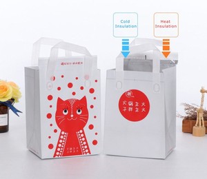 Sacs isothermes portables personnalisés à marque privée, petits sacs de livraison écologiques en non-tissé pour boîtes à lunch, en vente - Product Image 5