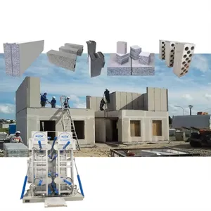 Linha de produção de painel sanduíche de cimento eps máquina leve de painel de parede de cimento eps máquina de painel de parede de cimento de espuma EPS