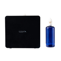 Pompe à air commerciale SCENTA Humidificateur de diffuseur de parfum d'huile essentielle sans eau à piles de table de conception en métal sans fil