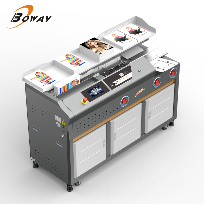 Автоматическая Двухрежимная высокоскоростная переплетная машина Boway K10 для горячего клея, идеальная переплетка клея