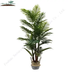 Nature Garden Cheap Indoor Ornamental Palm Tree With Pot Beautiful Artificial Plant