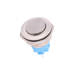 22MM Stainless Steel Button High Head 1NO Ring Illuminated IP65 Home Appliance Use - Product Image 2