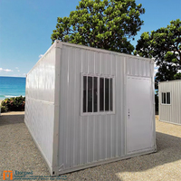 Maison mobile en conteneur pliable à construction rapide Maison préfabriquée portable pour hôtels en panneau sandwich et en acier