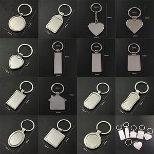 <b>Custom</b> Logo Keyring Keychain Sublimation <b>Key</b> Chain Ring Metal Blank Keychain Zinc Alloy Free Customized Promotional Gifts - Product Image 4
