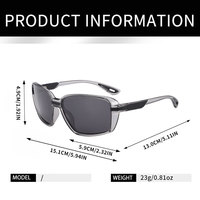 Nouvelles lunettes de soleil polarisées pour sports de plein air 2025, lunettes de pêche résistantes aux UV, anti-éblouissement, lunettes de soleil polarisées