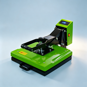 Adjustable Pressure Manual DTF Heat Press Machine 38*38cm Flat Hot Press for Short Long Sleeve T-Shirts