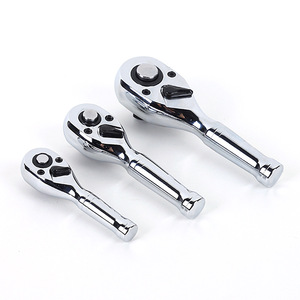 Ratchet Wrench 1/4 3/8 1/2 In Drive 72 Tooth Quick Release Industrial Grade Chromium Vanadium Steel Sand Blasted Finish - Product Image 1