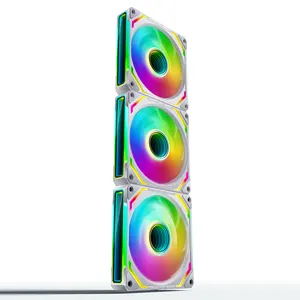 Infinity Mirror Interlocking Case koneksi kipas ARGB Addressable pencahayaan untuk PC pendingin dan Case