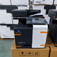 Imprimante laser multifonction couleur d'occasion Konica Minolta A4 avec fax et copieurs, vitesse d'impression de 40 ppm, équipement de bureau