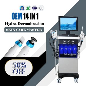 Hydro Dermabrasion Machine 14 in 1 Small Bubble Skin Analyzer Face Deep Cleaning Beauty Machine - Product Image 1