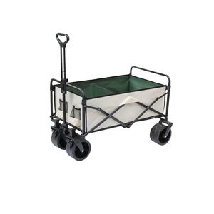 Hot Sale All Terrain Outdoor Garden Multi-functional Folding Camping <strong>Cart</strong> High Capacity Portable <strong>Beach</strong> Trolley <strong>Cart</strong> <strong>Beach</strong> Wagon - Product Image 2