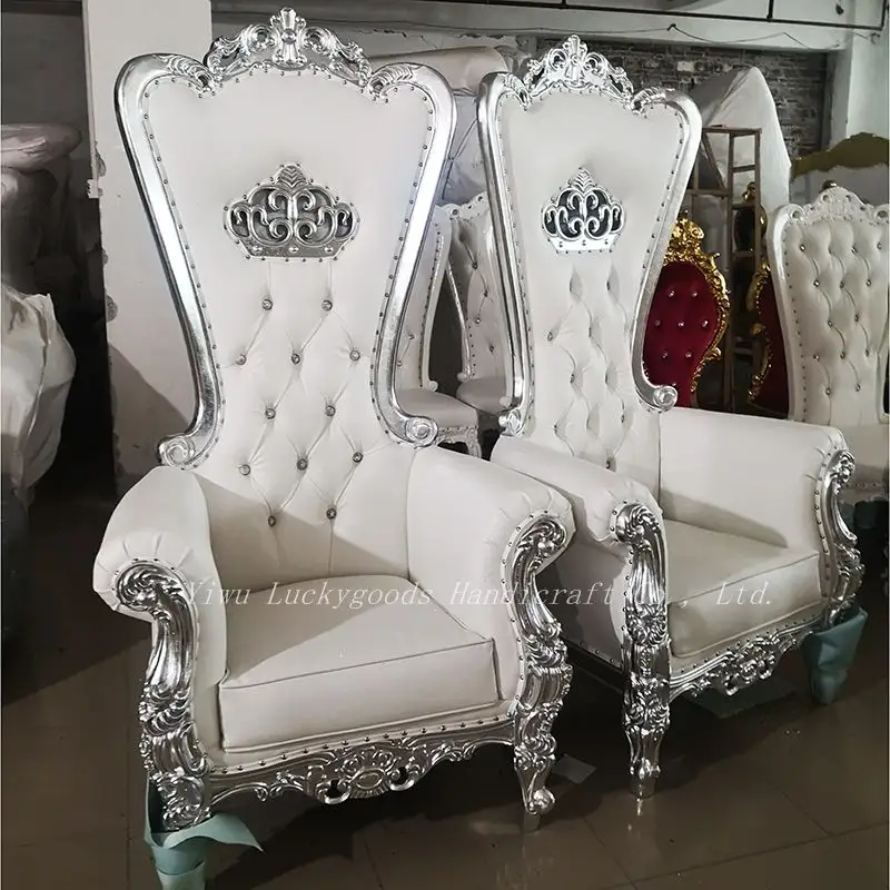Luckygoods beyaz Modern kanepe sandalyeler düğün ve parti için SF210511-4