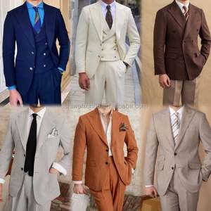 Usine directe <span class=keywords><strong>pas</strong></span> <span class=keywords><strong>cher</strong></span> hommes <span class=keywords><strong>de</strong></span> haute qualité affaires style décontracté bouton-fit <span class=keywords><strong>veste</strong></span> hommes robe manteau deux pièces ensemble - Product Image 4