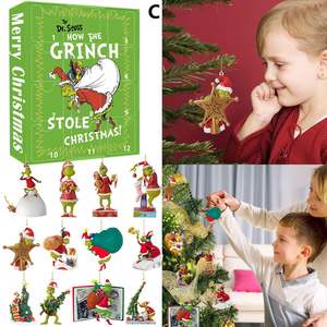 Eco-friendly Cartoon <strong>Christmas</strong> <strong>Grinch</strong> Blind Box Green Monster Pendant Acrylic Ornament <strong>Christmas</strong> <strong>Tree</strong> Exclusive <strong>Christmas</strong> Blind - Product Image 4
