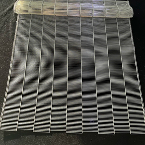 Bande transporteuse en treillis <span class=keywords><strong>m</strong></span>étallique en acier inoxydable 304 de taille personnalisée à <span class=keywords><strong>double</strong></span> tranchant avec serrures libres - Product Image 2