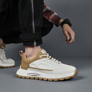 Zapatillas Deportivas Personalizadas para Hombre en Rojo y Negro, Antideslizantes, Ligeras, con Forro de Felpa, Estilo Casual, con Correa de Monje y Logotipo - Product Image 6