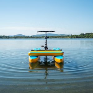 Neu eingetroffen: Beliebtes, leichtes <span class=keywords><strong>1</strong></span>-2 Personen Propeller-Pedal-Schlauchboot mit Aluminiumlegierungsrahmen für Flüsse - Product Image 4