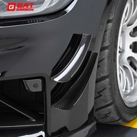 Ailerons avant en fibre de carbone sèche pour BMW M2 G87, style Ver, ailerons latéraux, déflecteurs d'air, 4 pièces, kit aérodynamique en carbone, accessoires de tuning