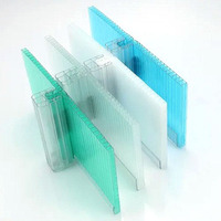 Plaque en polycarbonate en forme de U, design moderne, traitée anti-UV, pour serres et hôtels, plaque PC en forme de U