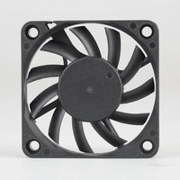 Ventilateur de refroidissement DC à longue durée de vie Red Wind Ultra Thin 12V 24V 60x60x10mm 6010 pour le refroidissement des machines CNC