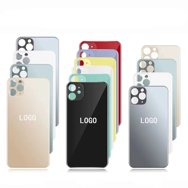 Wholesale Back Glass Housing for iphone 11 12 Mini 13 Pro Max 14 Back Battery Cover for iphone 5 6 6s 7 8 Plus X Xr Xs Housing
