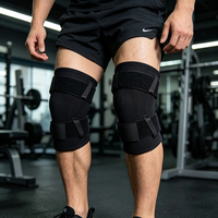 Genouillères de squat en néoprène robustes 5 mm respirantes pour hommes et femmes, soutien du genou, haltérophilie, powerlifting, protection et stabilité en salle de sport