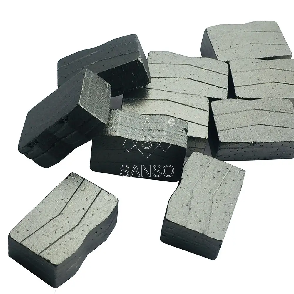 D1600 Mm Graniet Diamant Snijden Segmenten 20Mm Hoogte Voor Multi 3 Zaagbladen Snijden Pakistan Hard Zwart Graniet