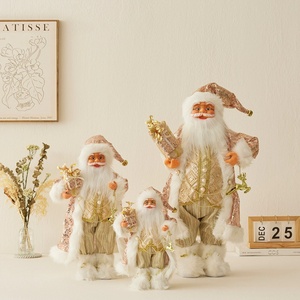 Youlun 30/45/60cm grand ornement de Figurine de père noël de noël debout pour les décorations de noël nouvel an - Product Image 1