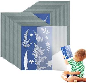 Papel de dibujo Solar A5 para niños y adultos, Impresión de Naturaleza de sensibilidad, artesanía artesanal - Product Image 1