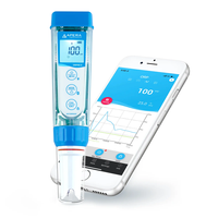 Testeur de pH de poche Veidt Weighing Apera Instruments série Premium PH60, kit de pH-mètre, type stylo IP67, mesureur EC TDS pour usage industriel