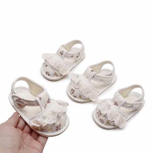 <span class=keywords><strong>Sandalias</strong></span> de Encaje con Volantes Florales para Niña Pequeña, Antideslizantes, Suela Blanda, para Interiores y Exteriores, <span class=keywords><strong>Primeros</strong></span> <span class=keywords><strong>Pasos</strong></span> - Product Image 1