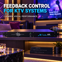 Processeur audio numérique XTR6.0 6x6 DSP avec suppression de rétroaction pour microphones de conférence, salles de réunion et systèmes de sonorisation PA