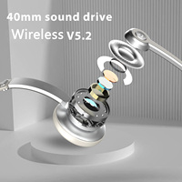Casque d'écoute de centre d'appel supra-auriculaire à suppression de bruit sans fil BT-782 avec microphone