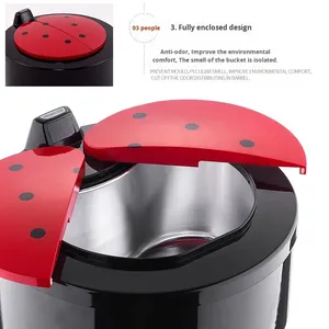 Tự Động Mở Thông Minh Cảm Biến Mini Thùng Rác Bin Sáng Tạo Hộp Lưu Trữ Cho Trong Nhà Ngoài Trời Sử Dụng Dễ Thương Máy Tính Để Bàn Rác Có Thể Nhà Văn Phòng Quà Tặng Cho - Product Image 1