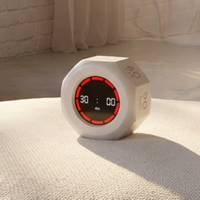 Timer Kubus Pomodoro untuk Belajar Anak, Akurat, Visual, dengan Penghitung Mundur Digital, Gravitasi Delapan Sisi, Harga Pemasok Sumber
