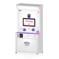 Machine de photomaton professionnelle personnalisée à monnayeur avec imprimante instantanée pour la vente en centre commercial