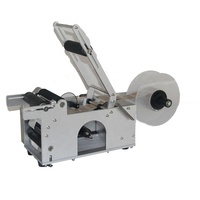 Applicateur d'étiquetage d'autocollant de petites boîtes de conserve semi-automatiques de bureau