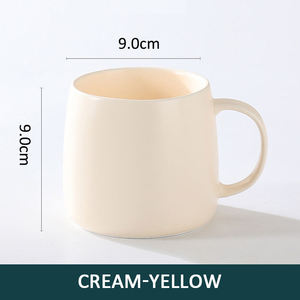 แก้วกาแฟเซรามิคพิมพ์โลโก้สีดำด้าน แก้วกาแฟส่วนตัว แก้วน้ำสำหรับสำนักงาน บ้าน ของขวัญ ของพรีเมี่ยมสำหรับธุรกิจ โปรโมทแบรนด์ - Product Image 3
