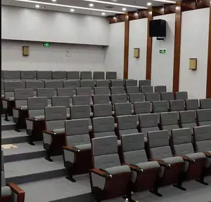 Theater Seats, Manufacturer OEM Sofa Chair Furniture for Auditorium Church Movie Cinema Fabric Modern Commercial Furniture Hall